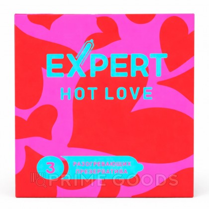 Презервативы EXPERT Hot Love, с разогревающим эффектом, 3 шт от sex shop primegoods
