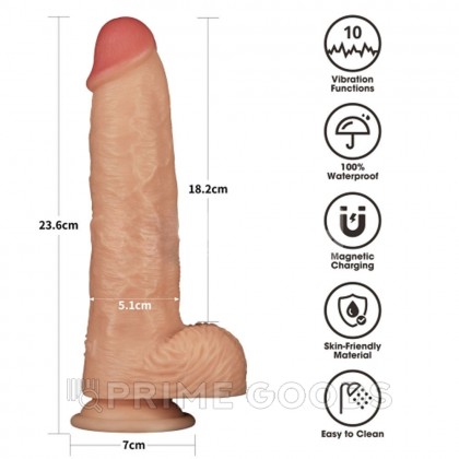 Страпон с вибрацией Ingen 9,5 (пояс+дилдо) XS/S/M от sex shop primegoods фото 5