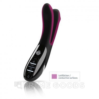 MYSTIM Вибратор с электростимуляцией Tingling Aparte eStim черный от sex shop primegoods фото 5