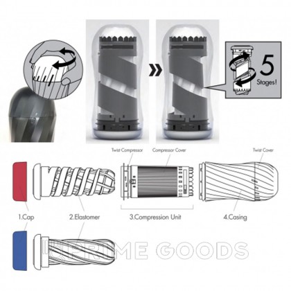 Многоразовый стимулятор Ripple TENGA Air-Tech Twist от sex shop primegoods фото 8