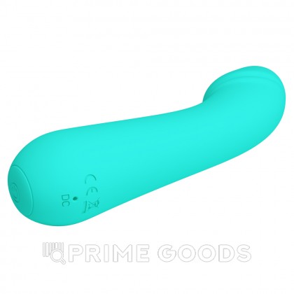 Вибратор Cetus Super Soft (15 см) бирюзовый от sex shop primegoods фото 8