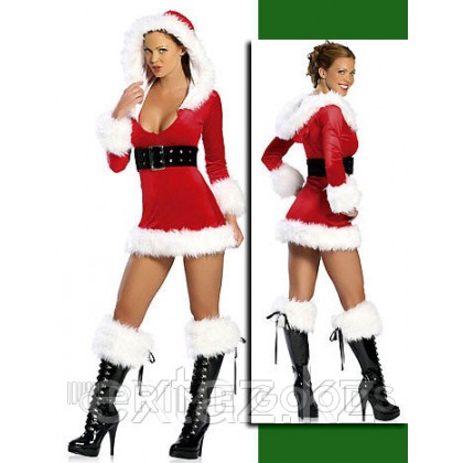 Новогоднее платье с капюшоном от sex shop primegoods