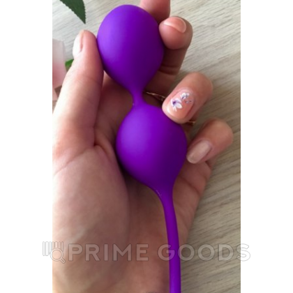 Вагинальные шарики Alive U-Tone фиолетовые от sex shop primegoods фото 2
