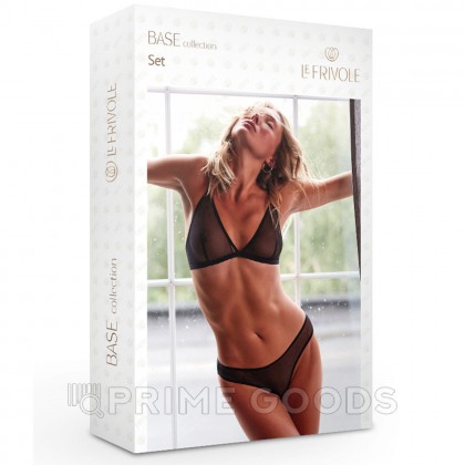 Комплект из мягкого бюстгалтера и стрингов Le Frivole Base (L/XL) от sex shop primegoods фото 2