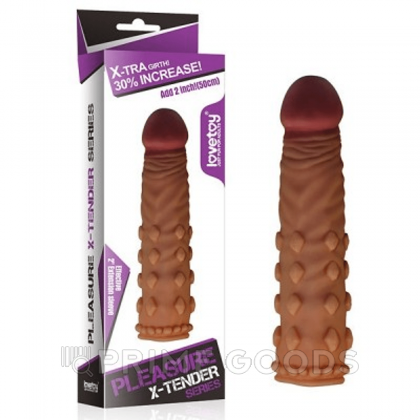 Насадка на пенис Pleasure X-TENDER (18*4,1) от sex shop primegoods фото 7