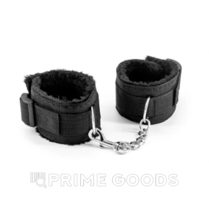 Фетиш набор FURY BDSM черный Alive (наручники, ошейник и поводок, оковы для ног, кляп, флоггер, маска, канат, от sex shop primegoods фото 12