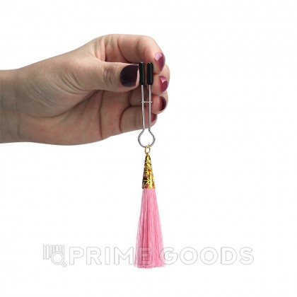 Зажимы для сосков с кисточками Glamor от sex shop primegoods фото 2