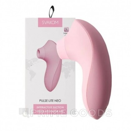 Вакуумный стимулятор клитора Pulse Lite Neo розовый Svakom от sex shop primegoods