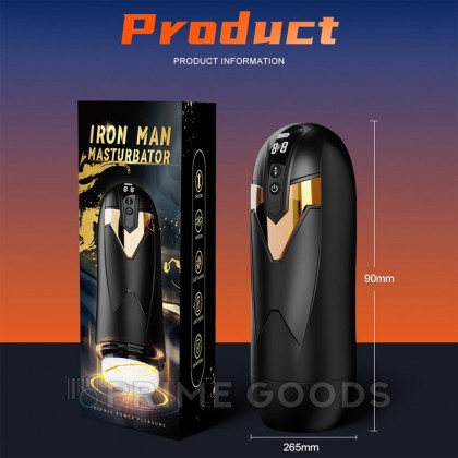 Автоматический мастурбатор Iron man от sex shop primegoods фото 5