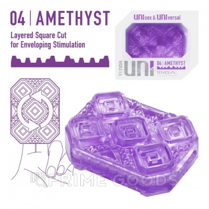 Мастурбатор Tenga Uni Amethyst от sex shop primegoods фото 5