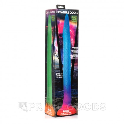Фаллоимитатор Makara Glow-In-The-Dark Silicone Snake Dildo от sex shop primegoods фото 10