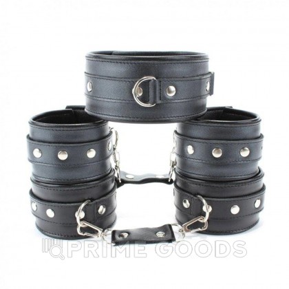 Набор фиксаторов из натуральной кожи от sex shop primegoods