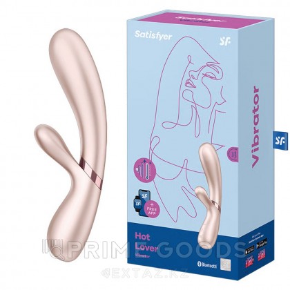 Вибратор с подогревом Satisfyer Hot Lover, бежевый от sex shop primegoods фото 2