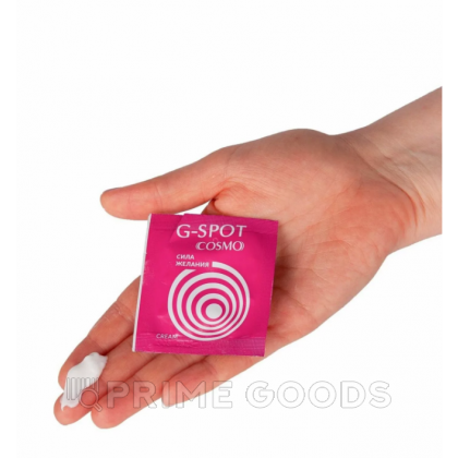 Интимный крем G-SPOT серии COSMO 2 г. (разогревающий) от sex shop primegoods фото 3