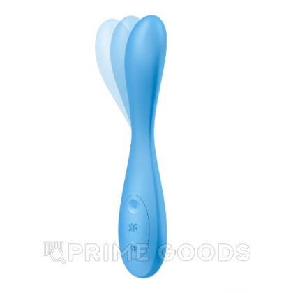 Мульти вибратор Satisfyer G-Spot Flex 4+ голубой Connect App от sex shop primegoods фото 9