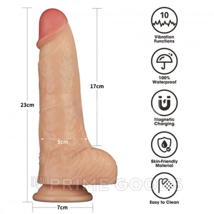 Вибратор реалистик Lovetoy Power Basics (17*5 см) от sex shop primegoods фото 3