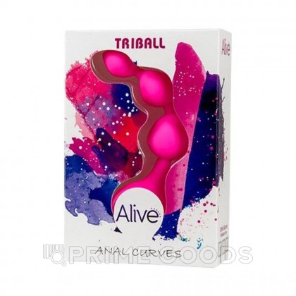 Анальная цепочка Triball розовая от Alive от sex shop primegoods фото 4