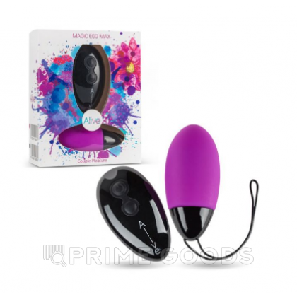 Виброяйцо Magic Egg MAX фиолетовое с пультом ДУ от Alive от sex shop primegoods фото 3