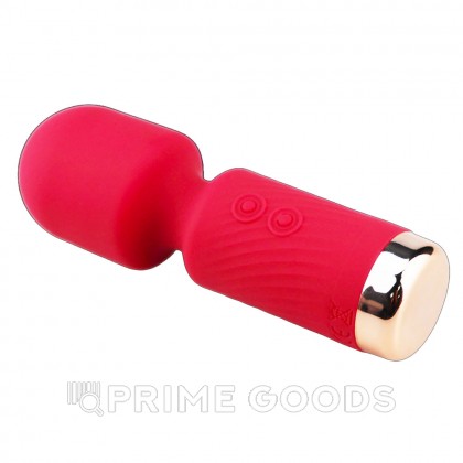 Мини Wand-вибромассажер, красный от sex shop primegoods фото 6