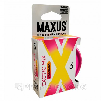 Презервативы MAXUS X-Edition Exotic Mix, ароматические, 3 шт от sex shop primegoods фото 2