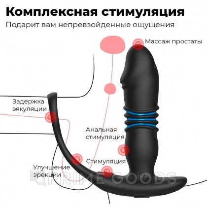 Анальный вибратор с пультом ДУ от sex shop primegoods фото 8