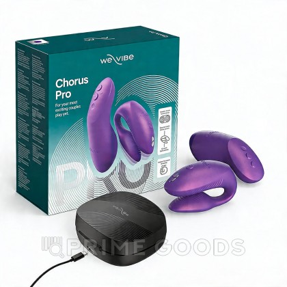Вибратор для пар We-Vibe Chorus Pro, фиолетовый от sex shop primegoods фото 14