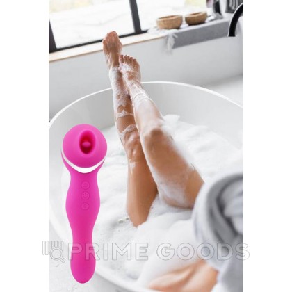 Универсальный массажер со стимуляцией клитора Lealso от sex shop primegoods фото 5