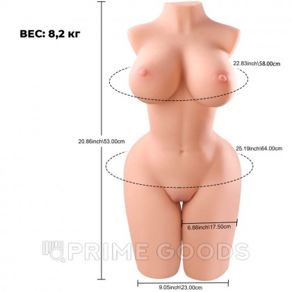 Сексуальное женское тело с вагиной и анусом Page (8,2 кг) от sex shop primegoods фото 12