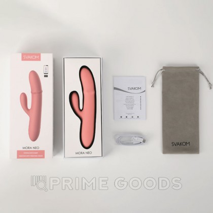 Интерактивный кролик-вибратор Mora Neo c подвижным кольцом из бусин от SVAKOM от sex shop primegoods фото 4