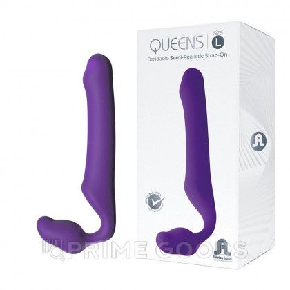 Страпон безремневой Queens от Adrien Lastic, L, фиолетовый от sex shop primegoods
