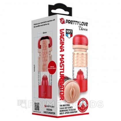 Мастурбатор в виде вагины с вибрацией Emily от sex shop primegoods фото 9