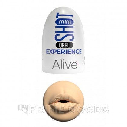 Мини-мастурбатор Shot от Alive, рот от sex shop primegoods фото 4