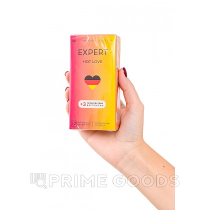 Презервативы EXPERT HOT LOVE № 12+3 (с разогревающим эффектом), 12+3 шт. от sex shop primegoods фото 3