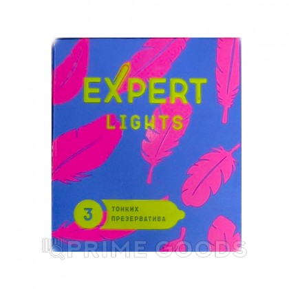 Презервативы EXPERT LIGHTS № 3 (ультратонкие), 3 шт. от sex shop primegoods