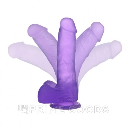 Фаллоимитатор - Crystal Dildo Medium Lovetoy (17*3.5) фиолетовый от sex shop primegoods фото 2