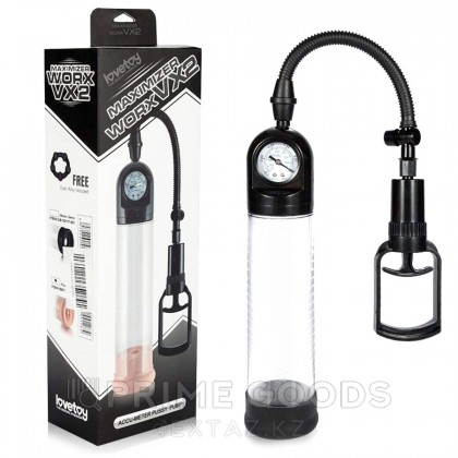 Вакуумная помпа с манометром + вагина (эрекционное кольцо в подарок) от sex shop primegoods фото 6