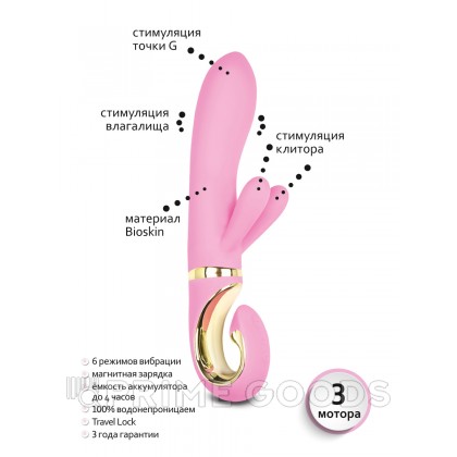 Вибратор с клиторальным отростком Gvibe – Grabbit, 18 см от sex shop primegoods фото 6