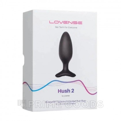 Анальная вибропробка Hush 2 второго поколения с управлением на расстоянии от Lovense (M: 44*135 мм.) от sex shop primegoods фото 4