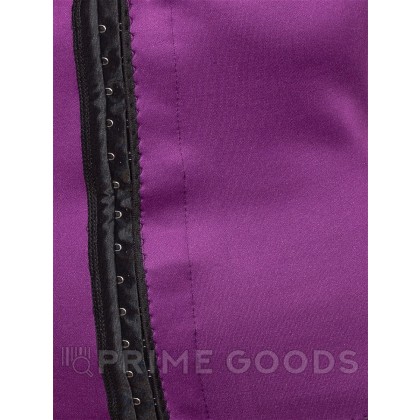 Эластичный утягивающий фиолетовый корсет под грудь, размер M от sex shop primegoods фото 7