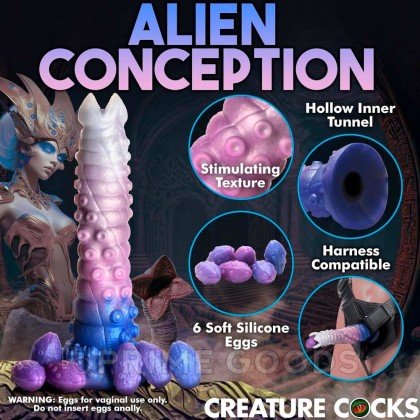 Фаллоимитатор CC Tenta-Queen Ovipositor Dildo w/ Eggs от sex shop primegoods фото 4