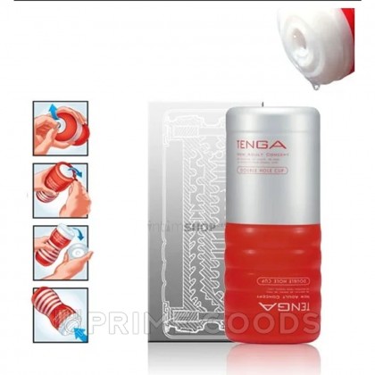 Мастурбатор мужской TENGA Double Hole US от sex shop primegoods фото 3