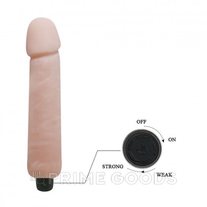 Вибратор из киберкожи (25*5,7см) от sex shop primegoods фото 5
