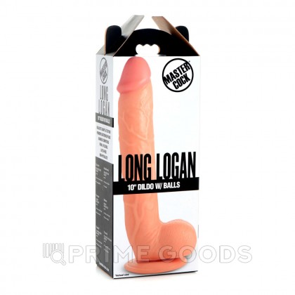 Реалистичный фаллоимитатор Master Cock Long Logan (27,4×4,6 см), бежевый от sex shop primegoods фото 3