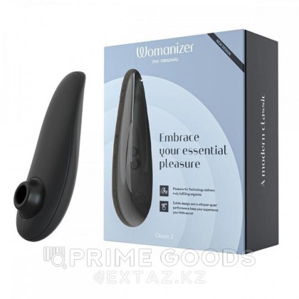 Бесконтактный клиторальный стимулятор Womanizer Classic 2 черный от sex shop primegoods фото 2
