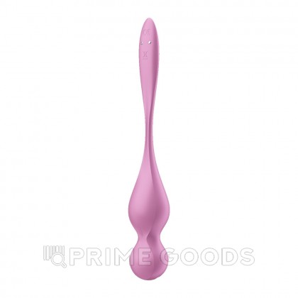 Тренажер для интимных мышц с вибрацией Satisfyer Love Birds 1 розовый (Connect App) от sex shop primegoods фото 3