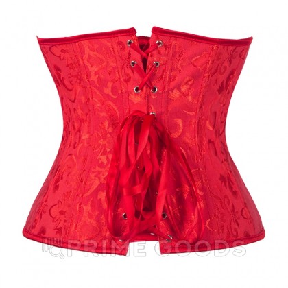 КОРСЕТ + СТРИНГИ разм. L, цвет красный  от sex shop primegoods фото 4