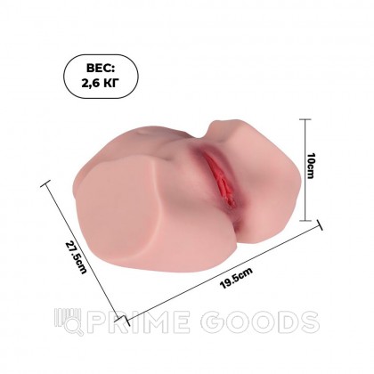 Реалистичный двойной мастурбатор Thulma, вагина+анус от sex shop primegoods фото 7