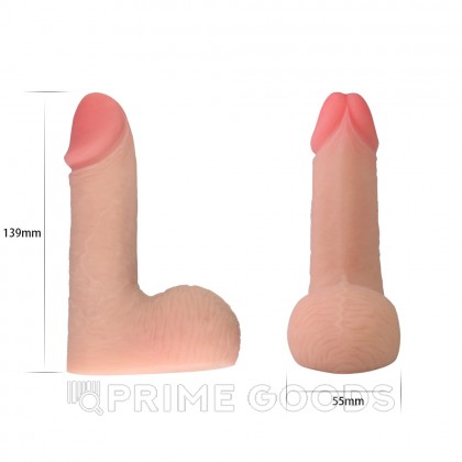 Фаллоимитатор для ношения Skinlike Limpy Cock (14 см.) от sex shop primegoods фото 5