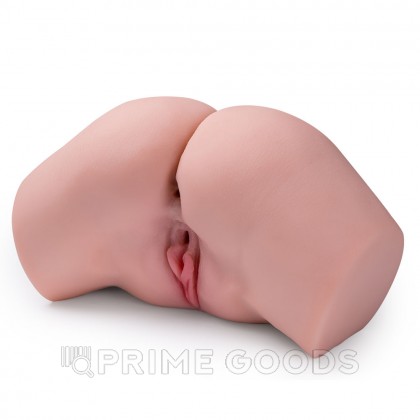 Реалистичный двойной мастурбатор Tracy с вибрацией от sex shop primegoods фото 2