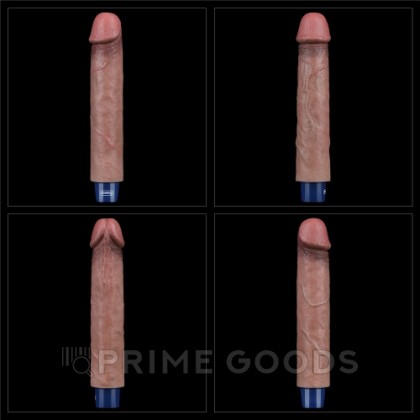 Реалистичный вибратор REAL SOFTEE (22,8*4 см.) от sex shop primegoods фото 13